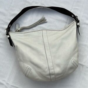 Vintage Coach SoHo Hobo Shoulder Bag in Leather